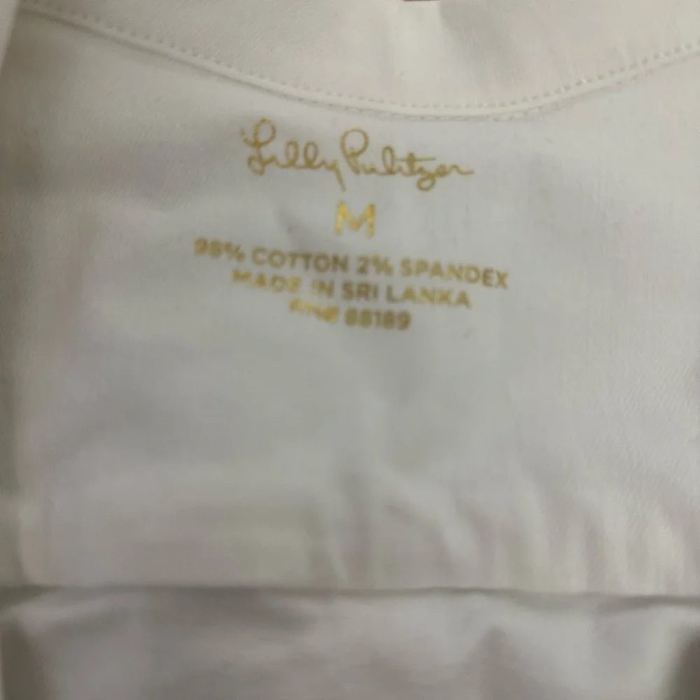 White Lilly Pulitzer Jean Jacket - Picture 2 of 4